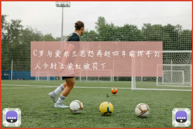 C罗与爱尔兰恩怨再起四年前挥手打人今肘击染红被罚下